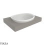 Flaminia IO раковина врезная сверху 60×51×27,5 см, белый Latte матовый