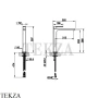 Gessi Emporio Via manzoni Смеситель для раковины высокий, без сливного гарнитура 38609-149, Finox Brushed Nickel