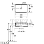 Villeroy & Boch COLLARO Раковина накладная прямоугольная, без перелива 4A205601, белый глянец
