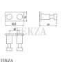 Emco System2 Крючки для халата и полотенец 3574 001 00, хром глянец