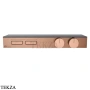 Gessi HI-FI Термостатический смеситель с полочкой, на 2 потока, внешняя часть 63022-030, медь глянец