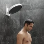 Hansgrohe Rainfinity Верхний душ 360 3jet с настенным креплением 26234140, Brushed Bronze