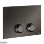 Gessi VENTI20 Клавиша смыва для Geberit omega 12 54655-707, Black Metal Brushed PVD