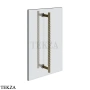 Gessi Pelle Tresse Полотенцедержатель для крепления на стекло, 60 см 78633-720, Nickel PVD