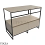 Flaminia Denver консоль напольная 103,5×51×76,5 см, с двумя ящиками и столешницей, бежевый Juta матовый