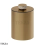 Gessi Pelle Tresse Ведерко, корзина для мусора, 78690-448, Crème/ Deep Bronze Br. PVD