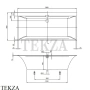 Villeroy & Boch SQUARO EDGE 12 Ванна встраиваемая UBQ190SQE2DV-01, Quaryl, белый глянец