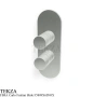 FIMA Carlo Frattini Slide Смеситель для душа, 2-3 потока, внешняя часть F5809X6INOX, нерж. сталь Brush
