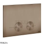 Gessi Total look Клавиша смыва для инсталляции Geberit omega 12, 54615-761, Coffee Bronze Brushed PVD