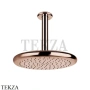Gessi Goccia Верхний душ с потолочным кронштейном 33766-123, Copper глянец