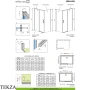 Radaway Idea KDJ Душевая дверь 130 см, левая, 387043-04-01L, белый