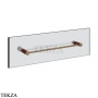 Gessi Pelle Tresse Полотенцедержатель для крепления на стекло, 45 см 78713-447, Red Cherry/ Coffee Bronze Br. PVD