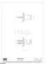Gessi VENTI20 Держатель для душевой лейки 65157-791, Deep Bronze Br. PVD