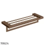 Boheme Qubic Полка-решётка для полотенец 60 см, 10737-BRB, brushed bronze