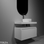 ARMADI ART FLAT Тумба-ящик под столешницу 897-060-W, белый, глянец