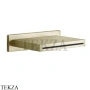 Gessi CASCATA Каскадный излив настенный 20293-727, Brushed Brass