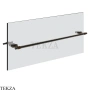 Gessi Jacqueline Полотенцедержатель для крепления на стекло, 60 см 77515-707, black хром Brush