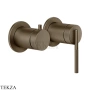 Gessi INGRANAGGIO Смеситель для душа, 2 потока, внешняя часть 63580-761, Coffee Bronze Br. PVD