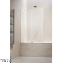 Radaway Furo PND II Шторка на ванну 88,8 см, правая, 10109888-98-01R, брашированное светлое золото
