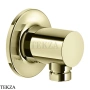Gessi INCISO SHOWER Вывод воды для душевой лейки 58169-710, Brass PVD