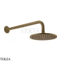 Gessi INCISO SHOWER Верхняя душевая лейка 20 с кронштейном 58148-713, Antique Brass