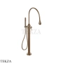 Gessi Goccia Смеситель для ванны напольный, внешняя часть 33029-708, Copper Br. PVD