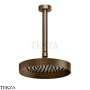 Gessi Inverso RIGATO Верхняя душевая лейка с кронштейном 63552-761, Coffee Bronze Brushed PVD