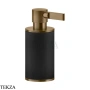 Gessi INCISO accessories Дозатор настольный для жидкого мыла, черный 58538-791, Deep Bronze Br. PVD