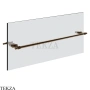 Gessi Jacqueline Полотенцедержатель для крепления на стекло, 60 см 77515-761, бронза Coffee