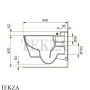 TECEbase Комплект инсталляции Base 2.0 с унитазом TECEone и сиденьем K440921.WC2, клавиша хром глянец TECEloop 2.0