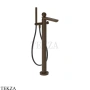 Gessi Perle Смеситель для ванны напольный, внешняя часть 74029-845, бронза Dark Brush