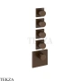 Gessi Incastri Термостат для душа 4 потока, внешняя часть 75308-845, бронза Dark Brush