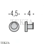 Colombo Plus Крючок для халата и полотенец W4917.GM, графит шлифованный