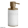 Gessi 316 ACCESSORIES Дозатор для жидкого мыла или лосьона, композит белый 54737-791, Deep Bronze Brushed PVD
