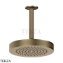 Gessi INCISO SHOWER Верхняя душевая лейка с кронштейном под размер 58188-713, Antique Brass