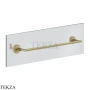 Gessi ANELLO Полотенцедержатель для крепления на стекло, 45 см 63826-727, Brushed Brass PVD