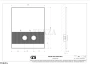 Gessi Клавиша смыва для инсталляции Geberit Sigma 8 и Sigma 12 56511-845, бронза Dark Brush