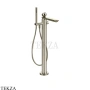 Gessi Perle Смеситель для ванны напольный, внешняя часть 74029-720, никель глянец