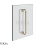 Gessi Perle Полотенцедержатель для крепления на стекло, 20 см 74630-149, нерж. сталь Brush / никель Brushed