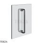 Gessi Perle Полотенцедержатель для крепления на стекло, 20 см 74630-706, black хром глянец