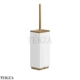 Gessi Rettangolo Ёршик напольный, композит белый 20843-791, Deep Bronze Brushed PVD