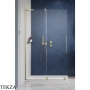 Radaway Furo SL Walk-in Душевая дверь 58,8 см, правая, 10306588-99-01R, брашированное золото