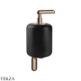 Gessi Goccia Дозатор для жидкого мыла, черная керамика 38014-708, Copper Br. PVD