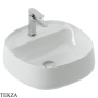 ArtCeram Whisky раковина накладная круглая The.Saniglaze с 1 отверстием WHL001 01 34, белый глянец