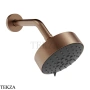 Gessi INCISO SHOWER Верхняя душевая лейка multifonction с кронштейном 66158-708, Copper Brushed PVD