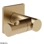 Gessi Incastri Держатель для душевой лейки поворотный 73060-726, бронза Brushed