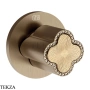 Gessi Ludovica Смеситель-рычаг управления crystals, внешняя часть 76309-761, бронза Coffee