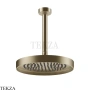 Gessi Incastri Верхняя лейка D25 с потолочным кронштейном под размер 63053-149, нерж. сталь Brush / никель Brushed