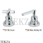 Nicolazzi MAC KINLEY 05 Смеситель для ванны с ручной лейкой, 2203CR29, хром глянец