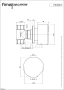 FIMA Carlo Frattini SO Запорный вентиль 1/2, внешняя часть F3183/1ZL, Amber Bronza